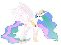 Size: 9670x7240 | Tagged: safe, artist:estories, artist:proponypal, edit, character:princess celestia, species:alicorn, species:pony, absurd resolution, female, show accurate, simple background, sneezing, solo, transparent background, vector