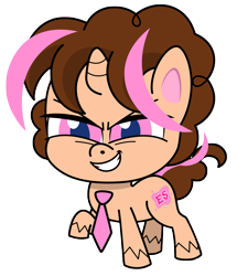 Size: 4891x5690 | Tagged: safe, artist:estories, oc, oc:think pink, species:pony, species:unicorn, my little pony:pony life, absurd resolution, simple background, solo, transparent background, vector