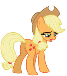 Size: 6532x7381 | Tagged: safe, artist:estories, character:applejack, species:earth pony, species:pony, g4, butt, clothing, cowboy hat, female, hat, mare, plot, simple background, solo, stetson, transparent background, vector