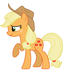 Size: 7036x7838 | Tagged: safe, artist:estories, character:applejack, species:earth pony, species:pony, g4, absurd resolution, female, simple background, solo, transparent background, vector