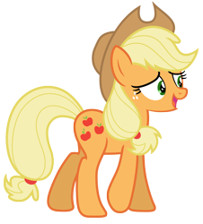 Size: 5889x6513 | Tagged: safe, artist:estories, character:applejack, species:earth pony, species:pony, g4, applejack's hat, clothing, cowboy hat, female, hat, mare, simple background, solo, stetson, transparent background, vector