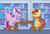 Size: 1280x873 | Tagged: safe, artist:bubaluv, character:princess cadance, character:sunset shimmer, species:alicorn, species:pony, species:unicorn, fanfic:looking glass, series:who we become, g4, book, bookshelf, chair, commission, female, females only, filly, filly cadance, filly sunset shimmer, library, rose, table, younger