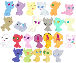 Size: 736x608 | Tagged: safe, artist:selenaede, oc, oc only, species:pony, baby, baby pony, base, solo