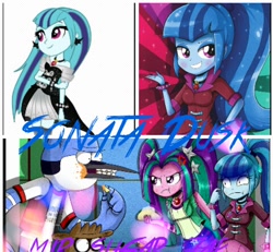 Size: 480x444 | Tagged: safe, artist:mlp_sugar_zap, artist:the-butch-x, character:aria blaze, character:sonata dusk, my little pony:equestria girls, chips, food, mordecai, mordecai and rigby, nachos, regular show, rigby, sunburst background, taco