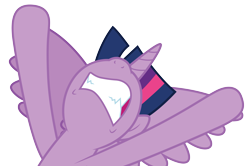 Size: 5105x3382 | Tagged: safe, artist:cloudyglow, character:twilight sparkle, character:twilight sparkle (alicorn), species:alicorn, species:pony, .ai available, female, mare, simple background, solo, teeth, transparent background, vector