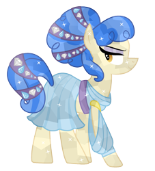 Size: 913x1006 | Tagged: safe, artist:cloudyglow, character:sapphire shores, species:crystal pony, species:earth pony, species:pony, alternate hairstyle, crystallized, female, simple background, solo, transparent background, vector