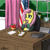 Size: 900x900 | Tagged: safe, artist:johnjoseco, character:fluttershy, species:pegasus, species:pony, g4, clothing, desk, female, mare, photoshop, president, sitting, solo