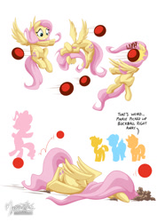 Size: 955x1351 | Tagged: safe, artist:mysticalpha, character:applejack, character:fluttershy, character:pinkie pie, character:rainbow dash, character:snails, species:pegasus, species:pony, episode:buckball season, g4, my little pony: friendship is magic, alternate scenario, buckball, dialogue, faceplant, fail, female, mare, silhouette, simple background, throwing things at fluttershy, unconscious, white background