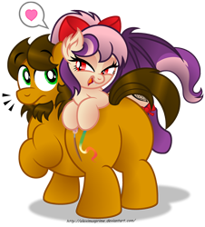 Size: 1000x1106 | Tagged: safe, artist:aleximusprime, oc, oc only, oc:alex the chubby pony, oc:sweet velvet, species:bat pony, species:earth pony, species:pony, chubby, duo, fangs, plot, red eyes, simple background, the ass was fat, transparent background