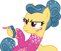 Size: 3610x3010 | Tagged: safe, artist:cloudyglow, character:trapeze star, episode:viva las pegasus, g4, my little pony: friendship is magic, female, leotard, lipstick, simple background, solo, transparent background, vector
