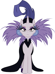 Size: 1001x1334 | Tagged: safe, artist:cloudyglow, character:zesty gourmand, clothes swap, clothing, cosplay, costume, crossover, disney, looking at you, simple background, solo, the emperor's new groove, transparent background, unamused, vector, yzma