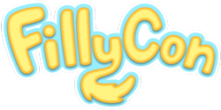 Size: 1024x513 | Tagged: safe, artist:aleximusprime, artist:cosmocatcrafts, artist:lablayers, brand, convention, convention art, fillycon, fillycon 2016, logo, simple background, trademark, transparent background, vector, wordmark