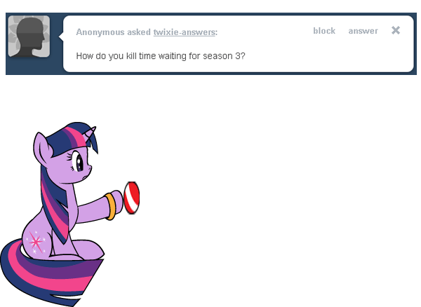 Size: 600x438 | Tagged: safe, artist:dekomaru, character:twilight sparkle, species:pony, tumblr:ask twixie, animated, ask, ball, female, gif, perfect loop, sitting, solo, tumblr