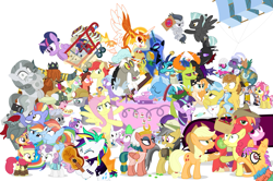 Size: 1289x856 | Tagged: safe, artist:dm29, character:angel bunny, character:applejack, character:big mcintosh, character:bow hothoof, character:bright mac, character:chipcutter, character:daring do, character:daybreaker, character:dear darling, character:discord, character:doctor fauna, character:feather bangs, character:flash magnus, character:flash sentry, character:fluttershy, character:fond feather, character:hoity toity, character:kettle corn, character:maud pie, character:mistmane, character:nightmare moon, character:pear butter, character:pharynx, character:photo finish, character:pinkie pie, character:prince rutherford, character:princess celestia, character:princess ember, character:princess flurry heart, character:princess luna, character:rainbow dash, character:rarity, character:rockhoof, character:rumble, character:scootaloo, character:somnambula, character:spike, character:starlight glimmer, character:strawberry sunrise, character:sugar belle, character:sweetie belle, character:swoon song, character:thorax, character:thunderlane, character:trixie, character:twilight sparkle, character:twilight sparkle (alicorn), character:wild fire, character:windy whistles, character:zecora, species:alicorn, species:changeling, species:dragon, species:earth pony, species:pegasus, species:pony, species:reformed changeling, species:unicorn, species:yak, species:zebra, ship:brightbutter, ship:sugarmac, ship:windyhoof, episode:a flurry of emotions, episode:a health of information, episode:a royal problem, episode:all bottled up, episode:campfire tales, episode:celestial advice, episode:daring done, episode:discordant harmony, episode:fame and misfortune, episode:fluttershy leans in, episode:forever filly, episode:hard to say anything, episode:honest apple, episode:it isn't the mane thing about you, episode:marks and recreation, episode:not asking for trouble, episode:parental glideance, episode:rock solid friendship, episode:the perfect pear, episode:to change a changeling, episode:triple threat, g4, my little pony: friendship is magic, spoiler:s07e13, spoiler:s07e14, spoiler:s07e18, spoiler:s07e19, alternate hairstyle, anger magic, applejack's parents, backwards cutie mark, ballerina, basket, bee sentry, bimbettes, bottled rage, camera, cinnamon nuts, clothing, colt, crossing the memes, cup, dragon lord ember, equestrian pink heart of courage, female, filly, flash bee, flash sentry bee, food, friendship journal, ginseng teabags, glowpaz, guitar, guitarity, heart, heart eyes, helmet, hug, jalapeno red velvet omelette cupcakes, kite, magic, male, mare, meme, micro, mini twilight, mining helmet, muffin, pancakes, pineapple, pizza costume, pizza head, piñata, punk, punkity, rainbow dash's parents, reformed four, shipping, shopping cart, simple background, stallion, statue, stingbush seed pods, straight, strawberry, teacup, that pony sure does love kites, that pony sure does love teacups, the meme continues, the story so far of season 7, this isn't even my final form, tutu, twilarina, uniform, wall of tags, whammy, white background, why i'm creating a gown darling, wingding eyes, winged teapot, wonderbolts uniform