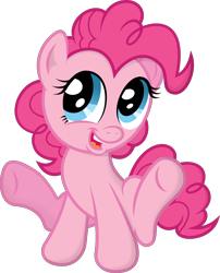 Size: 3500x4335 | Tagged: safe, artist:aleximusprime, artist:atmospark, character:pinkie pie, chibi, female, simple background, solo, transparent background, vector