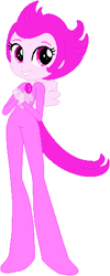 Size: 195x486 | Tagged: safe, artist:selenaede, artist:user15432, base used, species:human, my little pony:equestria girls, barely eqg related, bodysuit, cepia llc, crossover, equestria girls style, equestria girls-ified, humanized, of dragons fairies and wizards, pink, pink eyes, pink hair, pink pixie, pink skin, pink tail, pixie, pixie wings, tailed humanization, winged humanization, wings