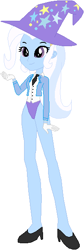 Size: 199x590 | Tagged: safe, artist:selenaede, artist:wolf, base used, character:trixie, my little pony:equestria girls, alternate costumes, beautiful, clothing, cute, diatrixes, gloves, hat, high heels, legs, leotard, magician outfit, necktie, shoes, trixie's hat, tuxedo