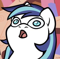 Size: 386x378 | Tagged: safe, artist:slavedemorto, character:shining armor, species:pony, species:unicorn, comic:candybits 2.1, close-up, cropped, derp, explicit series, explicit source, faec, male, reaction image, solo, wat