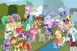 Size: 1253x835 | Tagged: safe, artist:dm29, character:apple rose, character:applejack, character:auntie applesauce, character:big mcintosh, character:chancellor neighsay, character:derpy hooves, character:firelight, character:fluttershy, character:gallus, character:goldie delicious, character:granny smith, character:maud pie, character:mudbriar, character:ocellus, character:photo finish, character:pinkie pie, character:princess celestia, character:rainbow dash, character:sandbar, character:scootaloo, character:silverstream, character:smolder, character:spike, character:starlight glimmer, character:stellar flare, character:sugar belle, character:sunburst, character:sweetie belle, character:terramar, character:twilight sparkle, character:twilight sparkle (alicorn), character:yona, species:alicorn, species:changeling, species:classical hippogriff, species:dragon, species:earth pony, species:griffon, species:hippogriff, species:pegasus, species:pony, species:reformed changeling, species:seapony (g4), species:unicorn, species:yak, ship:maudbriar, episode:fake it 'til you make it, episode:grannies gone wild, episode:horse play, episode:molt down, episode:non-compete clause, episode:school daze, episode:surf and/or turf, episode:the break up break down, episode:the maud couple, episode:the parent map, g4, my little pony: friendship is magic, alternate hairstyle, apple shed, bipedal, camera, cardboard maud, chair, classroom, clothing, construction pony, cosplay, costume, director spike, director's chair, dragoness, eea rulebook, eyes on the prize, female, filly, fishing rod, fluttergoth, geode, gold horseshoe gals, hipstershy, it's not a phase, it's not a phase mom it's who i am, jack hammer, kickline, leaking, levitation, magic, male, mare, rocket, school of friendship, seaponified, seapony scootaloo, severeshy, shipping, showgirl, shylestia, species swap, stallion, sticks, straight, student six, telekinesis, the meme continues, the story so far of season 8, this isn't even my final form, toy interpretation, trixie's rocket, vine, wagon, wall of tags, winged spike
