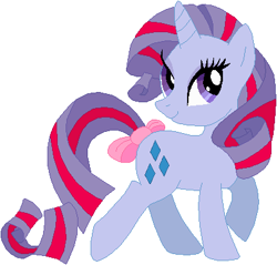 Size: 404x386 | Tagged: safe, artist:greywander87, artist:selenaede, artist:user15432, base used, character:sparkler (g1), species:pony, species:unicorn, g1, bow, female, g1 to g4, generation leap, solo, stock vector, tail bow