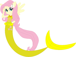 Size: 714x533 | Tagged: safe, artist:selenaede, artist:user15432, base used, character:fluttershy, species:human, my little pony:equestria girls, clothing, fins, humanized, jewelry, mermaid, mermaid tail, mermaidized, necklace, species swap, tail, winged humanization, wings