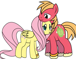 Size: 597x462 | Tagged: safe, artist:dekomaru, edit, character:big mcintosh, character:fluttershy, species:earth pony, species:pegasus, species:pony, ship:fluttermac, tumblr:ask twixie, ask, cropped, female, male, shipping, straight, tumblr