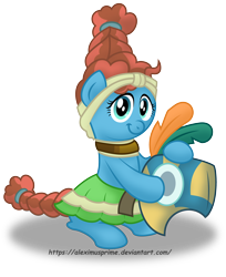 Size: 2808x3435 | Tagged: safe, artist:aleximusprime, character:meadowbrook, species:earth pony, species:pony, episode:a health of information, g4, my little pony: friendship is magic, clothing, cute, feather, female, healer's mask, looking at you, mage, mare, mask, meadowcute, simple background, sitting, smiling, solo, transparent background