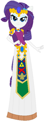 Size: 216x590 | Tagged: safe, artist:selenaede, artist:user15432, base used, character:rarity, species:human, my little pony:equestria girls, barely eqg related, clothing, crossover, crown, dress, gloves, gown, hasbro, hasbro studios, jewelry, necklace, nintendo, ponied up, pony ears, princess zelda, regalia, super smash bros., the legend of zelda, the legend of zelda: twilight princess