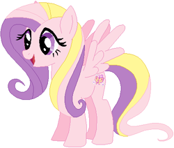 Size: 439x372 | Tagged: safe, artist:durpy, artist:selenaede, artist:user15432, base used, character:fluttershy, character:fluttershy (g3), species:pegasus, species:pony, g3, cute, fluttershy (g3), g3 shyabetes, g3 to g4, generation leap, hasbro, hasbro studios