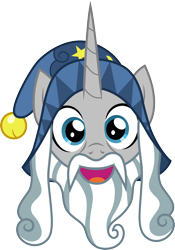 Size: 3000x4288 | Tagged: safe, artist:cloudyglow, character:star swirl the bearded, episode:friendship university, g4, my little pony: friendship is magic, excited, face, happy, male, simple background, solo, swirlabetes, transparent background, vector