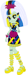 Size: 234x611 | Tagged: safe, artist:selenaede, artist:user15432, base used, my little pony:equestria girls, barely eqg related, bolts, bracelet, clothing, crossover, dress, ear piercing, earring, electrified, equestria girls style, equestria girls-ified, frankenstein, frankie stein, hairstyle, hasbro, hasbro studios, high heels, jewelry, mattel, monster, monster high, piercing, shoes