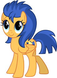 Size: 1100x1500 | Tagged: safe, artist:cloudyglow, character:flash sentry, species:pegasus, species:pony, cute, diasentres, female, flare warden, rule 63, rule63betes, simple background, solo, transparent background