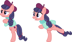 Size: 5051x3000 | Tagged: safe, artist:cloudyglow, character:raspberry beret, episode:horse play, g4, my little pony: friendship is magic, bipedal, simple background, solo, transparent background, vector