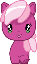 Size: 3000x5125 | Tagged: safe, artist:cloudyglow, character:cheerilee, cheeribetes, chibi, cute, cutie mark crew, female, simple background, solo, toy, transparent background