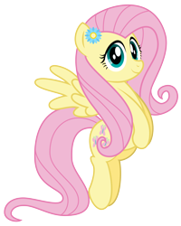 Size: 2486x3109 | Tagged: safe, artist:aleximusprime, character:fluttershy, species:pegasus, species:pony, bio in description, cute, female, flower, flower in hair, flurry heart's story, looking at you, mare, older, older fluttershy, shyabetes, simple background, smiling, solo, spread wings, transparent background, wings