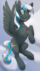 Size: 5400x9600 | Tagged: safe, artist:silfoe, oc, oc only, species:pegasus, species:pony, absurd resolution, flying, solo