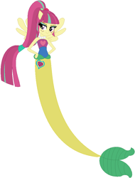 Size: 645x848 | Tagged: safe, artist:firestarartist, artist:selenaede, artist:user15432, base used, character:sour sweet, my little pony:equestria girls, clothing, crystal prep shadowbolts, fins, jewelry, mermaid, mermaid tail, mermaidized, necklace, pearl necklace, pegasus wings, ponied up, pony ears, species swap, winged humanization, wings