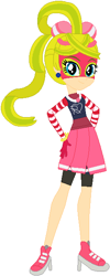 Size: 250x622 | Tagged: safe, artist:selenaede, artist:user15432, base used, species:human, my little pony:equestria girls, arms, arms (video game), barely eqg related, bow, clothing, crossover, ear piercing, equestria girls style, equestria girls-ified, hair bow, hasbro, hasbro studios, high heels, nintendo, piercing, ribbon girl, shoes
