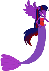 Size: 503x734 | Tagged: safe, artist:selenaede, artist:user15432, base used, character:twilight sparkle, character:twilight sparkle (alicorn), species:alicorn, species:pony, my little pony:equestria girls, alternate cutie mark, alternate universe, barely eqg related, brutalight sparcake, clothing, elements of insanity, equestria girls style, equestria girls-ified, fins, jewelry, mermaid, mermaid princess, mermaid tail, mermaidized, necklace, pearl necklace, pegasus wings, ponied up, species swap, tail, winged humanization, wings
