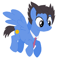Size: 350x365 | Tagged: safe, artist:fjessemcsm, artist:selenaede, base used, species:pegasus, species:pony, ace attorney, barely pony related, capcom, crossover, necktie, phoenix wright, ponified
