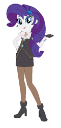 Size: 294x610 | Tagged: safe, artist:fjessemcsm, artist:selenaede, base used, character:rarity, species:human, my little pony:equestria girls, ace attorney, alternate hairstyle, barely eqg related, barely pony related, capcom, clothing, crossover, eqg promo pose set, fransiska von karma, gloves, high heels, shoes