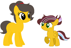 Size: 596x408 | Tagged: safe, artist:selenaede, artist:spidermanfan16, base used, oc, oc only, oc:harper brickowski, oc:matt brickowski, parent:emmet brickowski, parent:wyldstyle, species:earth pony, species:pegasus, species:pony, lego, offspring, the lego movie