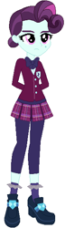 Size: 165x575 | Tagged: safe, artist:selenaede, artist:sturk-fontaine, character:principal abacus cinch, my little pony:equestria girls, clothing, crystal prep academy uniform, female, mole, school uniform, solo, younger, younger cinch