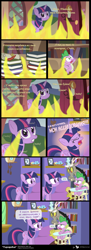 Size: 825x2273 | Tagged: safe, artist:dm29, edit, character:discord, character:spike, character:twilight sparkle, character:twilight sparkle (alicorn), species:alicorn, species:pony, comic, cyrillic, female, fire, mare, russian, the lady and the tiger, the lady or the tiger, translation