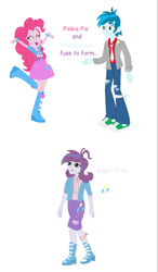 Size: 819x1403 | Tagged: safe, artist:berrypunchrules, artist:selenaede, character:pinkie pie, my little pony:equestria girls, female, fusion, male, pinkiebass, shipping, straight, thunderbass