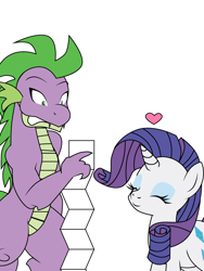 Size: 600x800 | Tagged: safe, artist:dekomaru, character:rarity, character:spike, ship:sparity, tumblr:ask twixie, ask, ask twixie 3.0, female, male, shipping, straight, tumblr