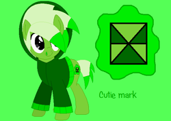 Size: 593x423 | Tagged: safe, artist:selenaede, artist:worldofcaitlyn, base used, species:earth pony, species:pony, cutie mark, glomp (mixels), lego, mixels, ponified, solo