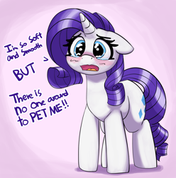 Size: 2918x2937 | Tagged: safe, artist:pabbley, character:rarity, species:pony, species:unicorn, g4, adorable distress, blushing, bronybait, crying, cute, dialogue, female, floppy ears, frown, looking at you, mare, marshmelodrama, open mouth, pet request, pony world problems, raribetes, rarity is a marshmallow, sad, sadorable, soft, solo, teary eyes, text, wavy mouth