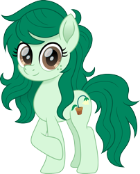 Size: 1211x1500 | Tagged: safe, artist:cloudyglow, character:wallflower blush, species:pony, cute, cutie mark, equestria girls ponified, female, flowerbetes, freckles, mare, movie accurate, ponified, simple background, smiling, solo, transparent background