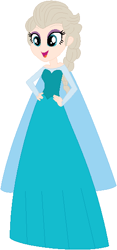 Size: 265x565 | Tagged: safe, artist:selenaede, artist:user15432, base used, species:human, my little pony:equestria girls, barely eqg related, blue dress, cape, clothing, crossover, disney, disney princess, dress, elsa, equestria girls style, equestria girls-ified, frozen (movie), gown, snow queen